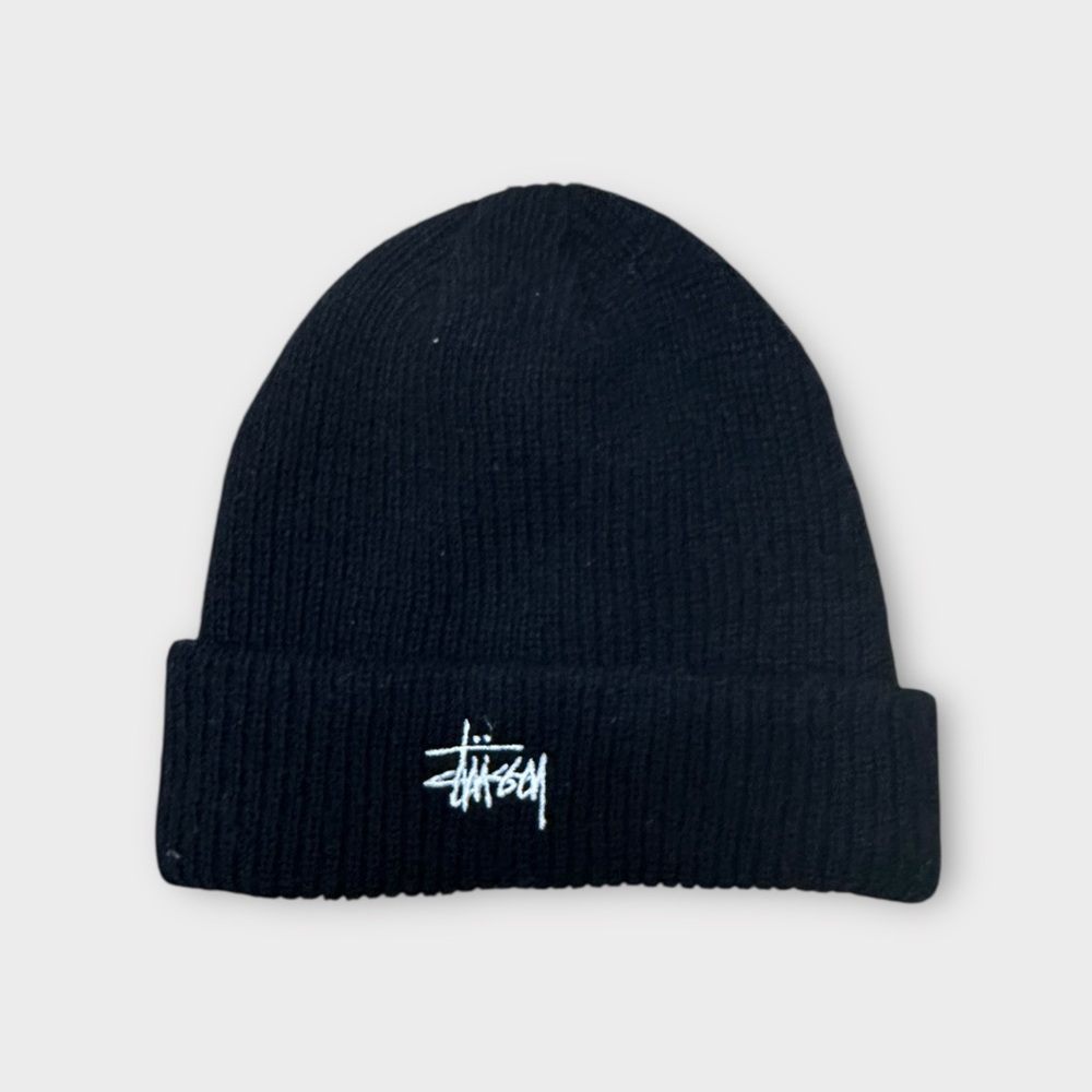 Stussy Classic Black Knit Beanie